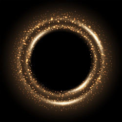 rotating soft light shiny with sparkles suitable vector image