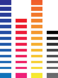 Decibel scale sound levels Royalty Free Vector Image