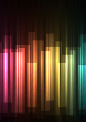 fade speed bar overlap in dark background vector image