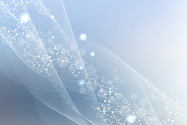 science network pattern connecting lines and dots vector image
