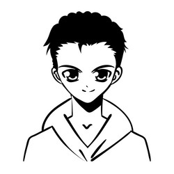 anime boy avatar 11484429 Vector Art at Vecteezy