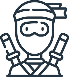 Ninja Outline Man Vector Images (over 270)