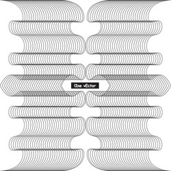 Modern design lines pattern repeat undulated vector