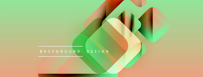 abstract geometric shapes overlap creating vector image