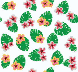 hawaii flowers vector