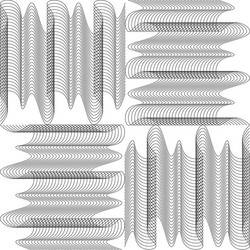 Modern design lines pattern repeat undulated vector