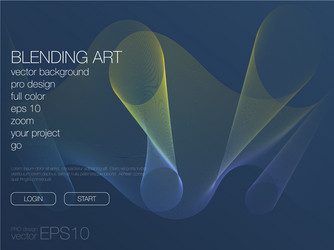 abstract blend background template for web site vector