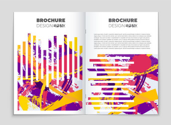 abstract layout background set for art vector image