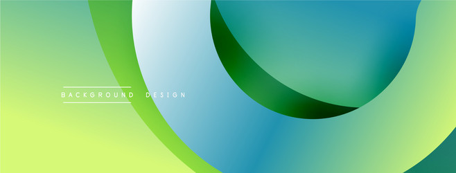 abstract overlapping lines and circles geometric vector image