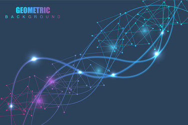 big data visualization background modern vector