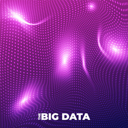 concept big data analytics vector image