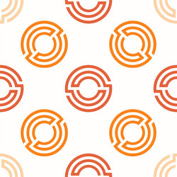seamless pattern background with geometric rounded vector image