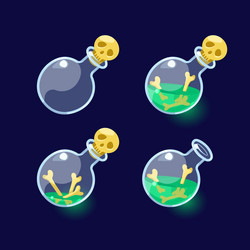 game icon of magic elixir vector image