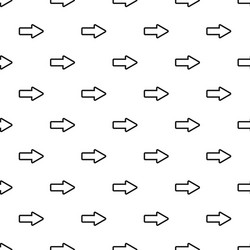 right arrow pattern simple style vector image