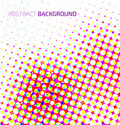 Abstract Halftone Pattern Background vector image