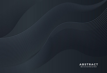 Modern abstract line curve on dark background vector