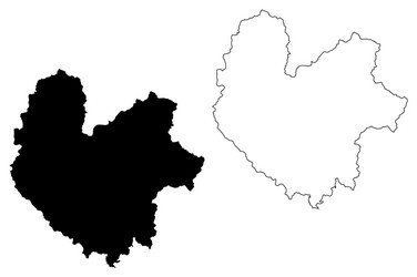 Thai Nguyen Province Map Vector Image