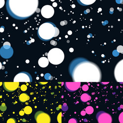 abstract circles bokeh background vector image