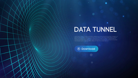 big data tunnel abstract vector