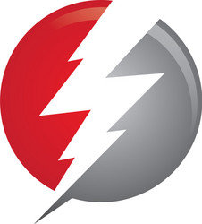 Boosty logo red icon Royalty Free Vector Image