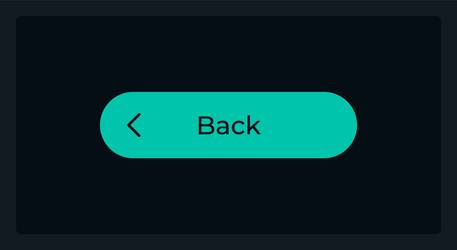 Active return button ui element template vector