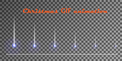 A set of create christmas animations falling vector