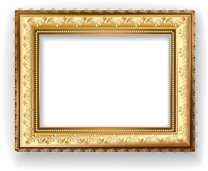 Elegant Gold Frame vector image