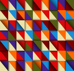 Geometric Triangle Pattern vector image