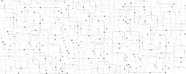 Abstract Tech Circuitry vector image