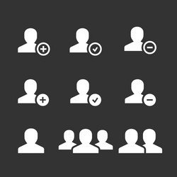 account icon for graphic and web design vector image