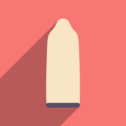 flat with shadow icon and mobile application vector