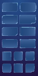 set of frames for interface vector image