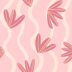 A seamless pattern on botanical vector