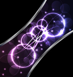 abstract background set round bubbles with light vector image