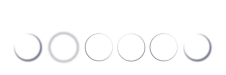 realistic round shadow with soft edges gray vector image