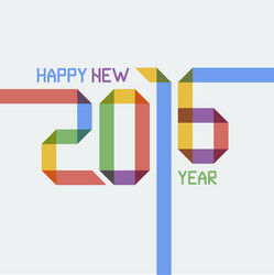 sign with the numbers 2016 of intersecting vector image