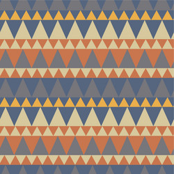 Triangular forest mountain seamless pattern vector
