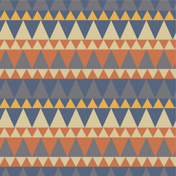 Triangular forest mountain seamless pattern vector