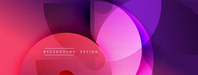abstract composition featuring overlapping vector image