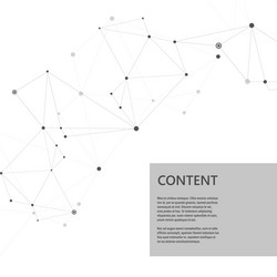 Geometric and connection triangles shapes vector