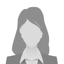 Person gray photo placeholder woman vector