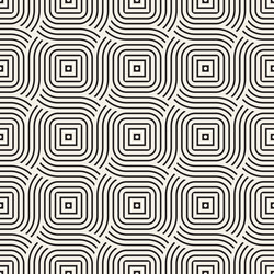 seamless pattern repeating geometric elements vector image