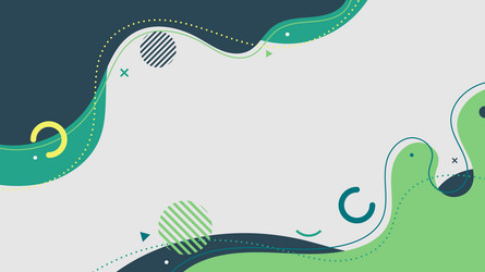 Modern Abstract Fluid Shapes vector image