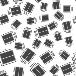 Elevator icon with button seamless pattern vector