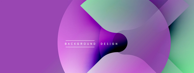 abstract gradients overlap creating dynamic vector image