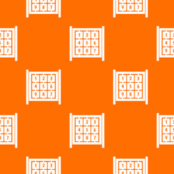 cubes with numbers on playground pattern seamless vector image