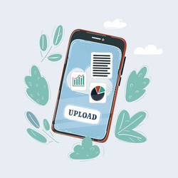 file hosting storage cloude vector image