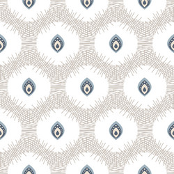 abstract seamless pattern with drops in circles vector image
