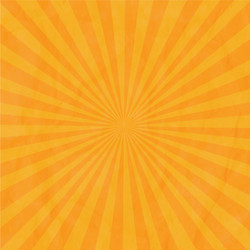 Cardboard orange wrinkles sunburst texture vector