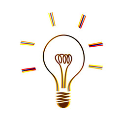 abstract icon on white background eps10 vector image